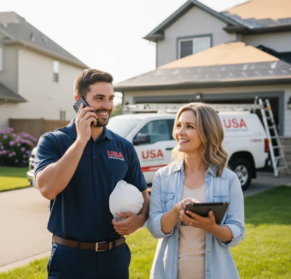 USA Roof Repair Experts customer support in Austinville